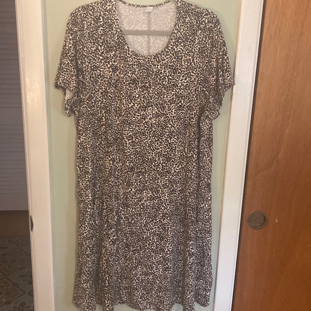 Old Navy XXL leopard print dress